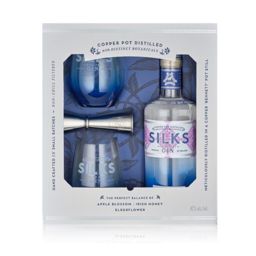 Silks Irish Dry Gin Gift Pack - Image 4