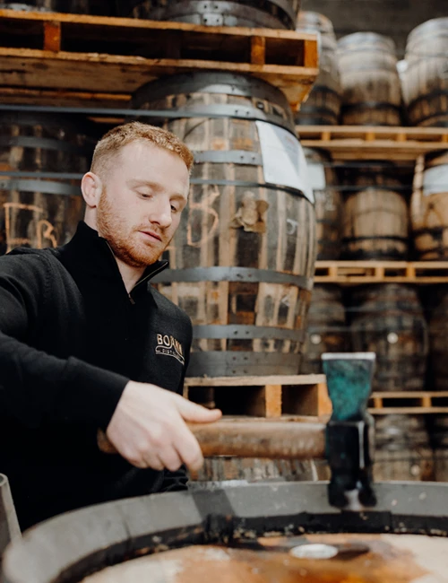 distillery openeing cask