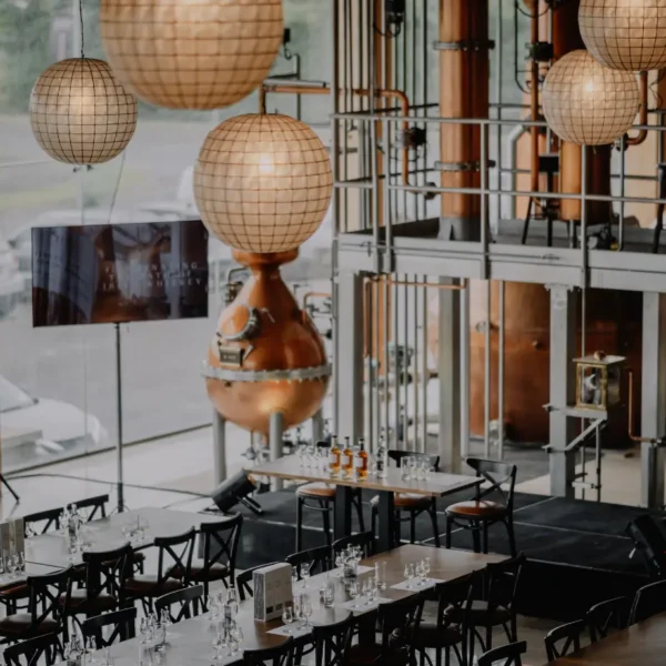 distlliery tables and chairs